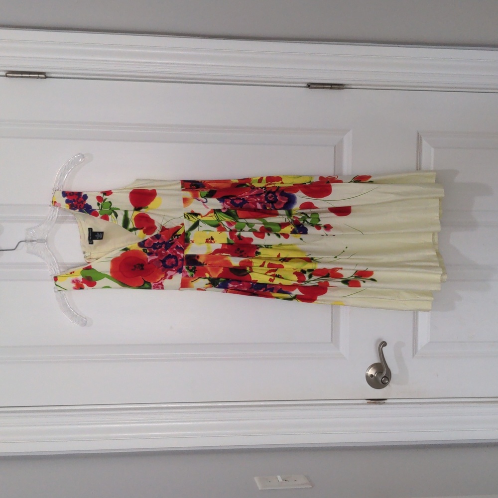 Floral knee length dress
